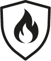 Flame retardancy compliant  icon