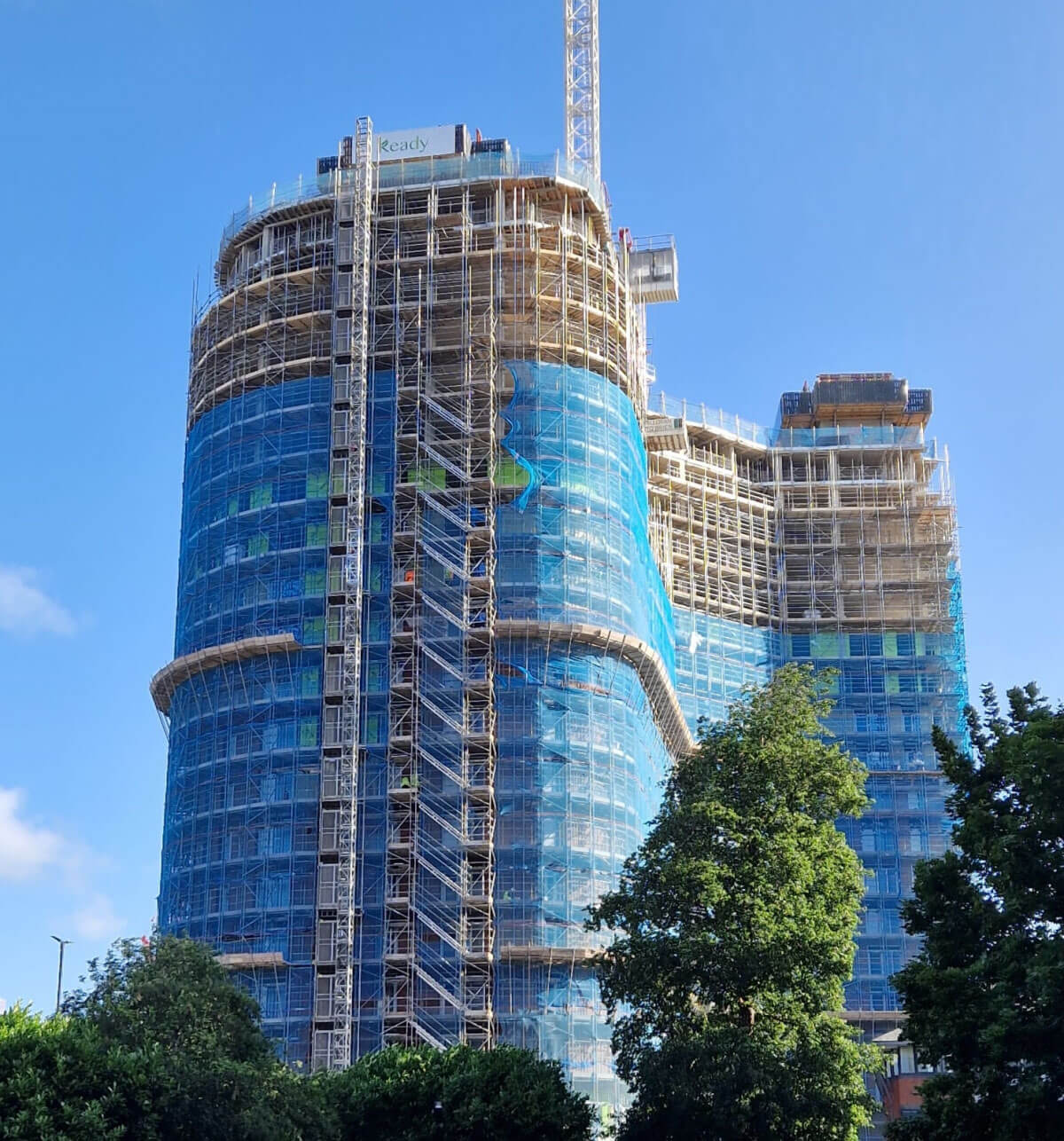 ITP supplies flame-retardant debris netting for high-rise redevelopment Featured Image